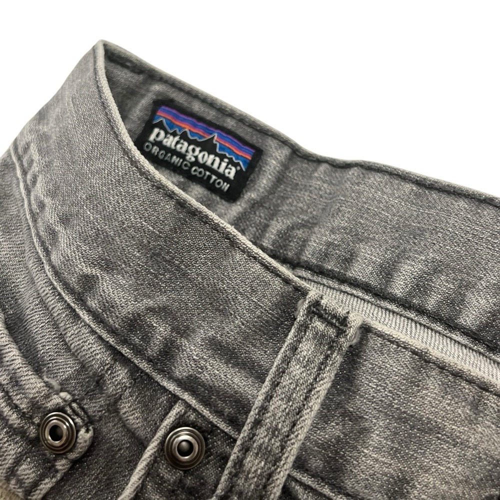Patagonia Jeans Men's 28x30 Straight Leg Button Fly Organic Cotton Gray - Picture 5 of 10